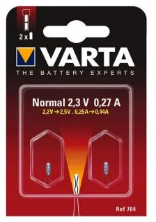 Рез. крушка Varta V704 Argon 2,3 Volt BL2