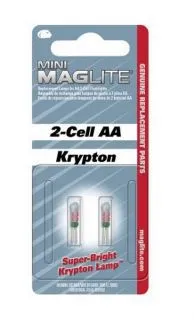 Резервни крушки за мини фенер Maglite - 2 батерии АА