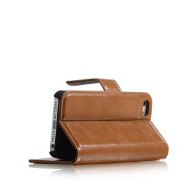 Blumax PU Wallet Bookstyle Case iPhone 5 Brown