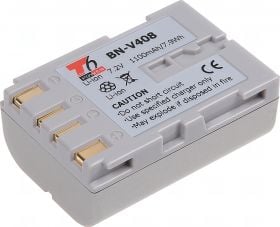 Батерия за видеокамера JVC BN-V408, Цвят - шампанско, 1100 mAh