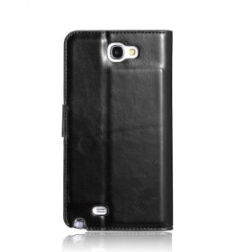 Blumax PU Wallet Booksytle Case Samsung Galaxy Note 2 N7100 Black