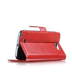 Blumax PU Wallet Bookstyle Case Samsung Galaxy Note 2 N7100 Red