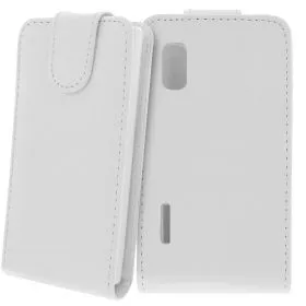 FLIP калъф за LG E610 Optimus L5 White (Nr 15)