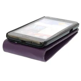 FLIP калъф за Samsung Galaxy S2 i9100 Purple (Nr 33)