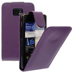 FLIP калъф за Samsung Galaxy S2 i9100 Purple (Nr 33)