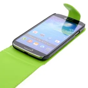 FLIP калъф за Samsung Galaxy S4 i9500 Green (Nr 30)