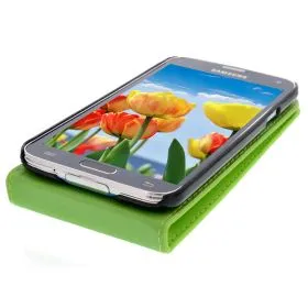 FLIP калъф за Samsung Galaxy S5 Green (Nr 30)