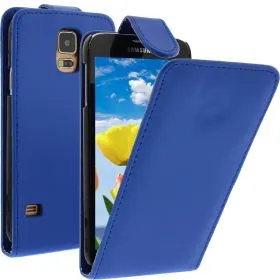 FLIP калъф за Samsung Galaxy S5 Dark Blue (Nr 11)