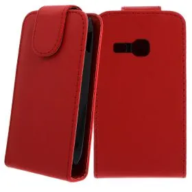 FLIP калъф за Samsung Galaxy Young S6310 Red (Nr 7)