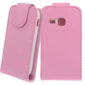 FLIP калъф за Samsung Galaxy Mini 2 GT-S6500 Pink
