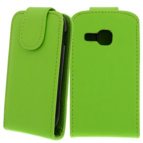 FLIP калъф за Samsung Galaxy Mini 2 GT-S6500 Green (Nr 30)