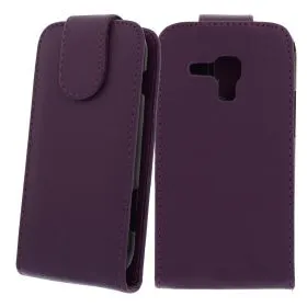 FLIP калъф за Samsung Galaxy S Duos GT-S7562 Purple (Nr 33)