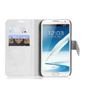 Blumax PU Wallet Bookstyle Case Samsung Galaxy Note 2 N7100 White