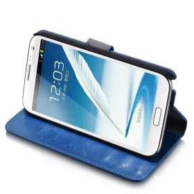 Blumax PU Wallet Bookstyle Case S.Galaxy Note 2 N7100 Turquoise