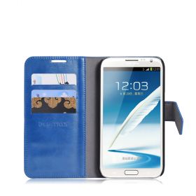 Blumax PU Wallet Bookstyle Case S.Galaxy Note 2 N7100 Turquoise