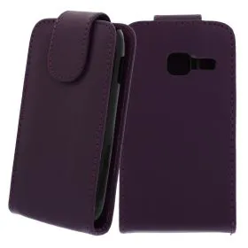 FLIP калъф за Samsung Galaxy Y Duos GT-S6102 Purple (Nr 33)