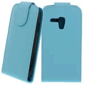 FLIP калъф за Samsung Galaxy S3 mini GT-i8190 Hell Blue