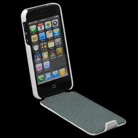 Slim FLIP калъф за iPhone 5 White