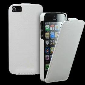 Slim FLIP калъф за iPhone 5 White