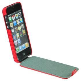 Slim FLIP калъф за iPhone 5 Red