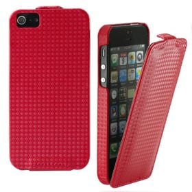 Slim FLIP калъф за iPhone 5 Red