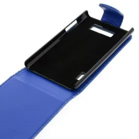 FLIP калъф за LG P700 Optimus L7 Dark Blue