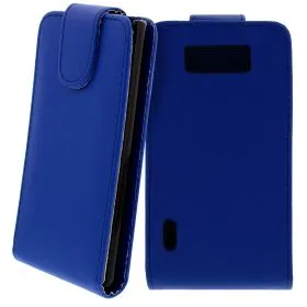 FLIP калъф за LG P700 Optimus L7 Dark Blue (Nr 11)