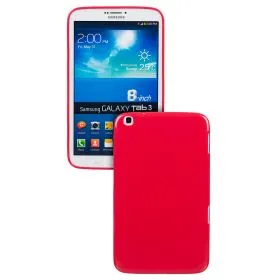 Силиконов кейс за Samsung Galaxy Tab 3-8"  T3100 Red+SP