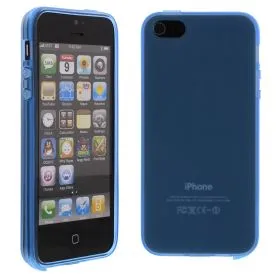 Силиконов кейс за iPhone 5S 5G Blue