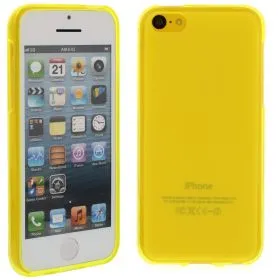 Силиконов кейс за iPhone 5C Yellow