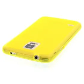 Силиконов кейс за Samsung Galaxy S5 yellow