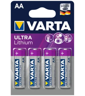 Литиеви батерии АА Varta Lithium AA - 4 броя