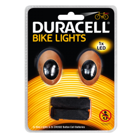 Фенер за велосипед Duracell Bike Light M01 + 2xCR2032 BL1