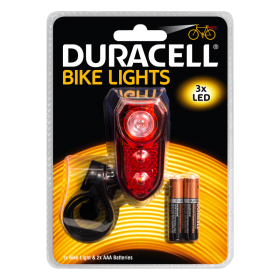 Фенер за велосипед Duracell Bike Light B02 + 2xAAA BL1