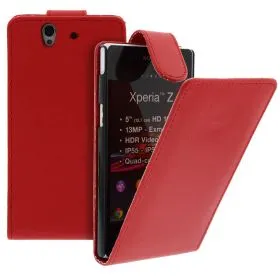 FLIP калъф за Sony Xperia Z Red