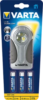 Фенер Varta 16647 LED Silver Light + 3xAAA
