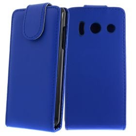 FLIP калъф за Huawei Ascend Y300 Dark Blue