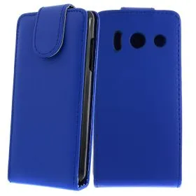 FLIP калъф за Huawei Ascend Y300 Dark Blue