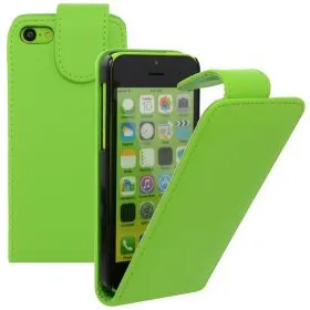 FLIP калъф за Apple iPhone 5c Green(Nr 30)