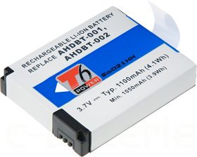 Батерия за видеокамера GoPro AHDBT-001, AHDBT-002 - 1100 mAh
