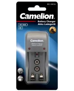 Зарядно за акумулаторни батерии АА ААА 9V - BC-1001 - Camelion