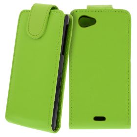 FLIP калъф за Sony Xperia J Green