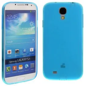 Silicon Case for Samsung Galaxy S4/i9500 Light Blue
