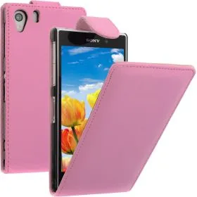 FLIP калъф за Sony Xperia Z1 Pink