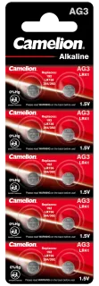 Алкални батерии AG3 - LR41 - 392 - 192 - Camelion