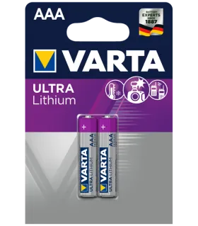 Литиеви батерии AAA - Varta Lithium AAA - 2 броя