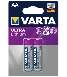 Литиеви батерии АА Varta Lithium AA - 2 броя