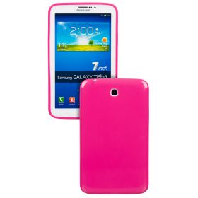Силиконов кейс за Samsung Galaxy Tab 3-7'' P3200 Hot Pink +SP