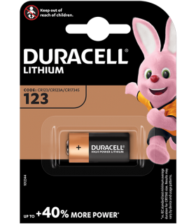 Литиева батерия CR123A 3V Duracell DL123