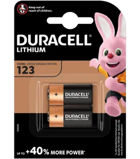Литиеви батерии CR123 Duracell DL123 - CR123 - 3V